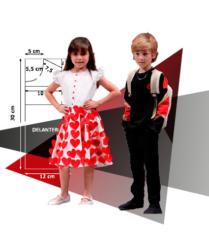 MOLDERÍA EN INDUMENTARIA NIÑOS Y TEENAGERS